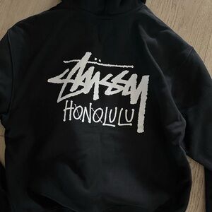 NWT STUSSY HONOLULU chapter hoodie black XL UNISEX RARE AUTHENTIC!